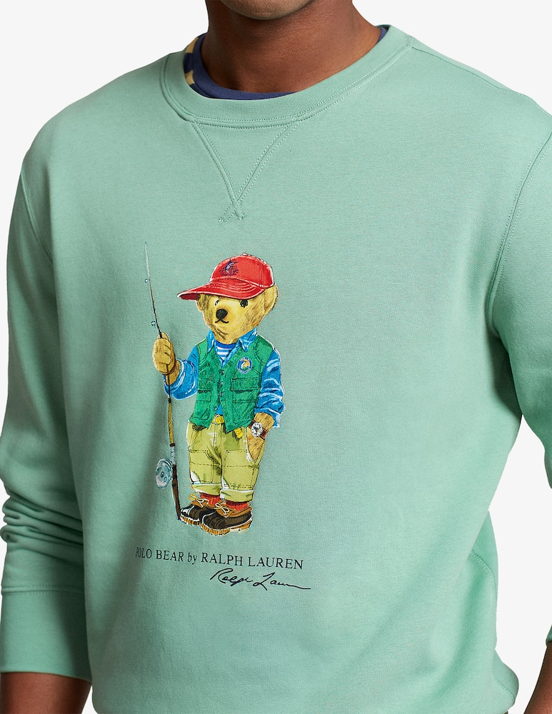 rinascente Polo Ralph Lauren Crewneck bear sweater 