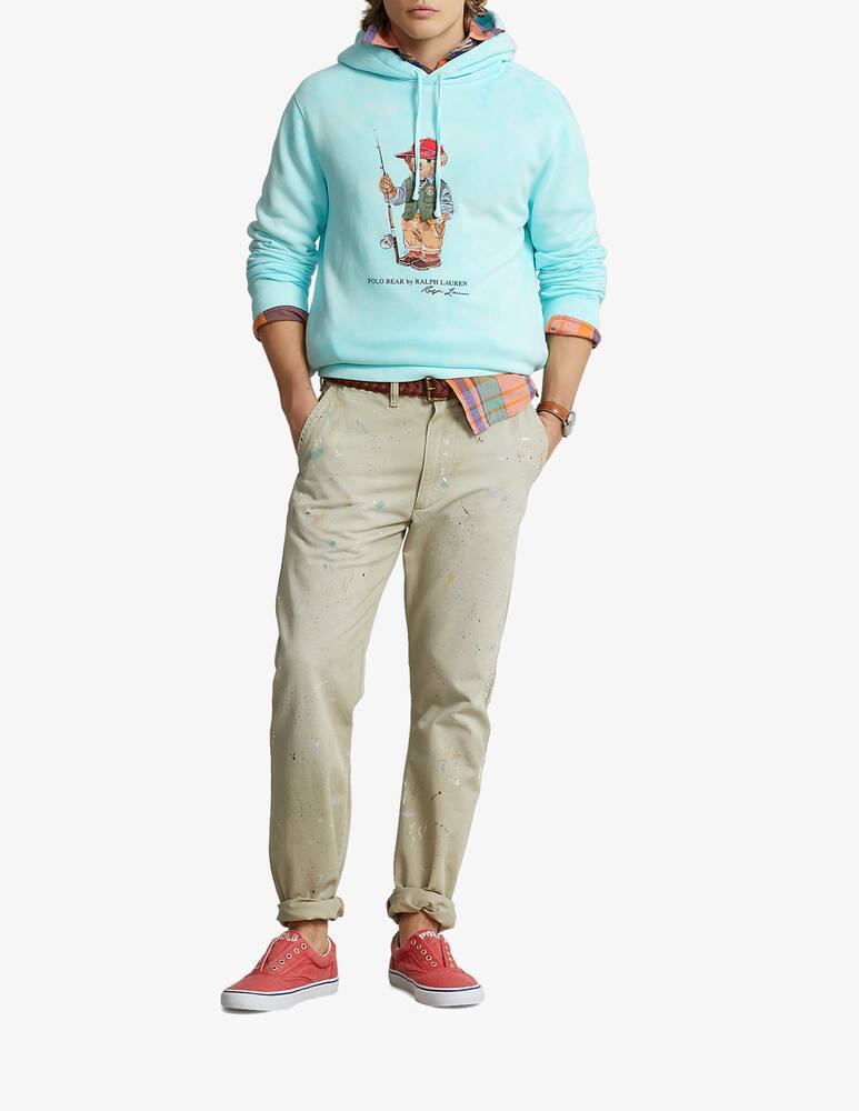 rinascente Polo Ralph Lauren Felpa bear tie dye con cappuccio 