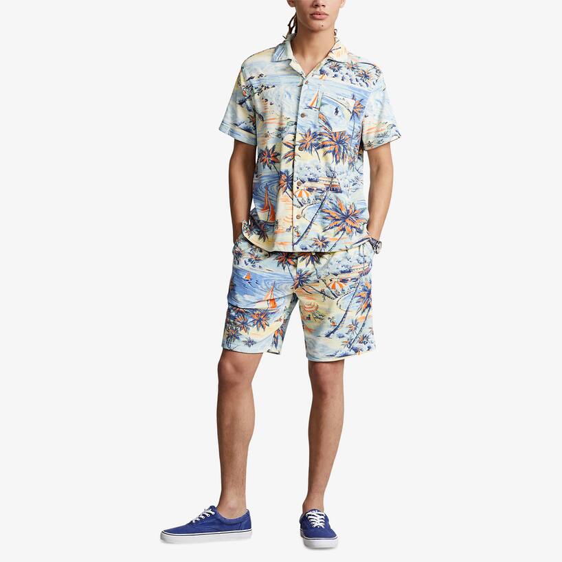 rinascente Polo Ralph Lauren Palm printed bermuda 