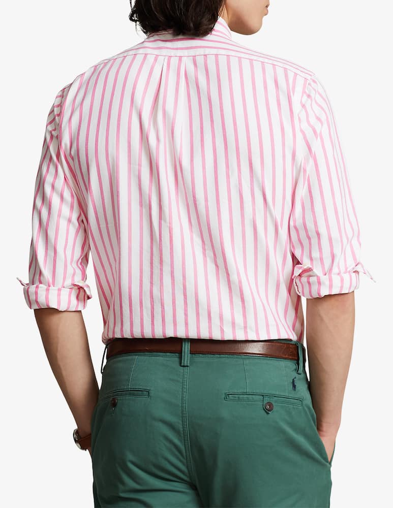 rinascente Polo Ralph Lauren Large stripe shirt Pink 