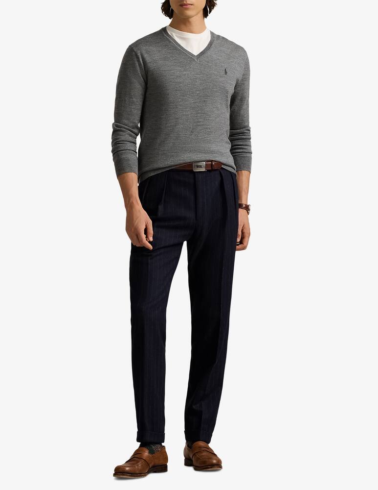 rinascente Polo Ralph Lauren Merino v neck jumper