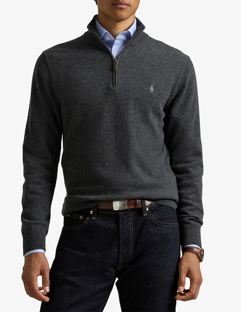 rinascente Polo Ralph Lauren Maglia mezza zip in lana