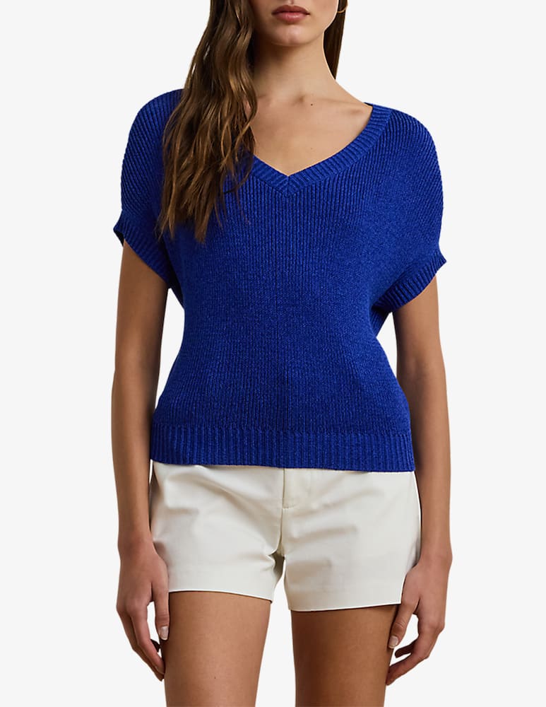 Lauren Ralph Lauren Maglia scollo a V corta Emari - immagine 1 Lauren Ralph Lauren Maglia scollo a V corta Emari - immagine 1