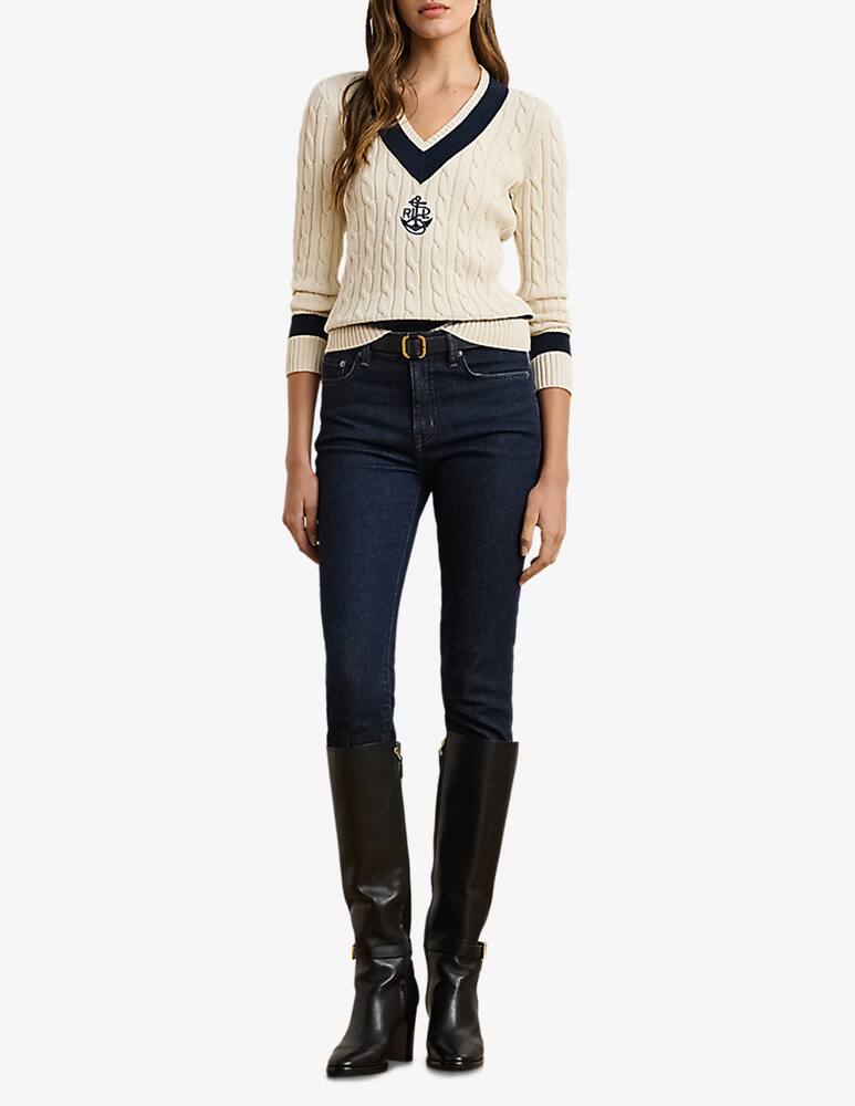 rinascente Lauren Ralph Lauren Anchor cable-knit pullover