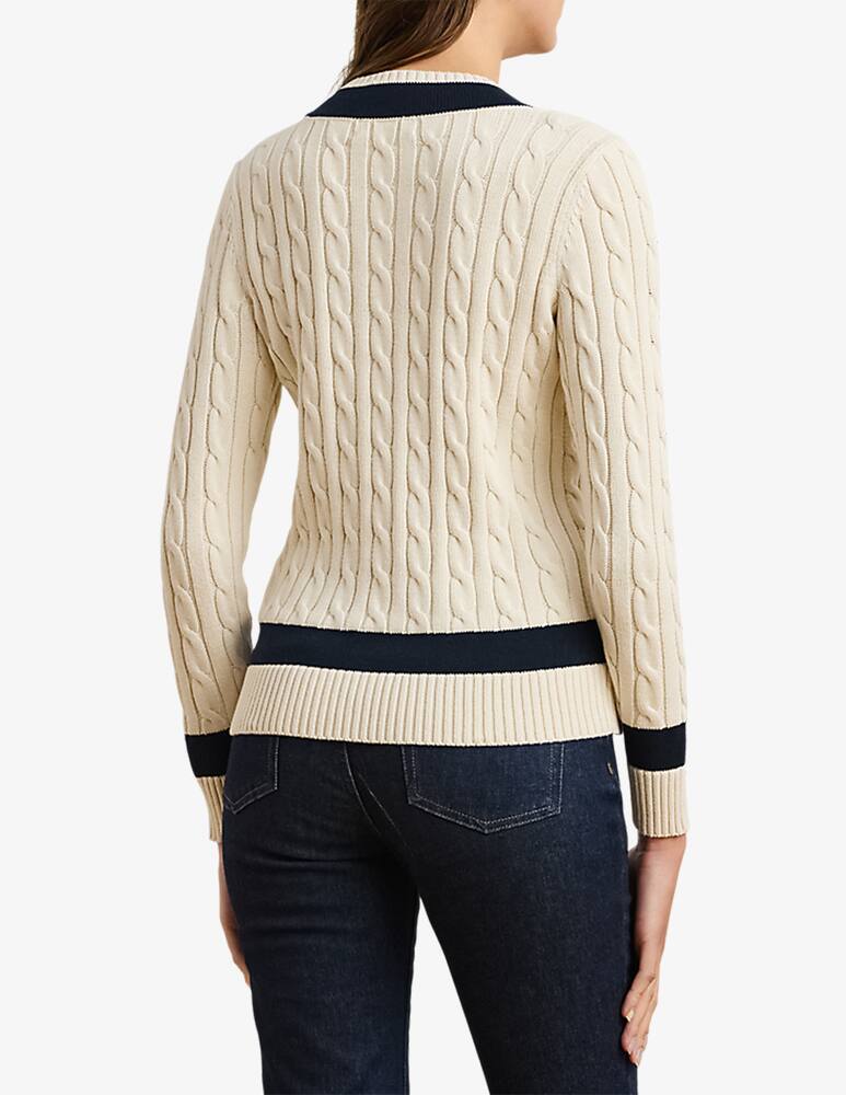 rinascente Lauren Ralph Lauren Anchor cable-knit pullover