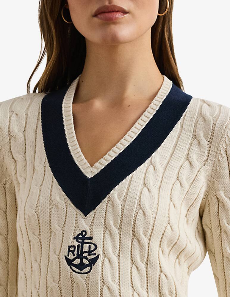 rinascente Lauren Ralph Lauren Anchor cable-knit pullover
