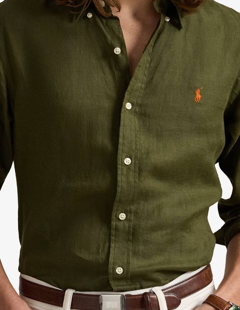 rinascente Polo Ralph Lauren Linen long-sleeve shirt