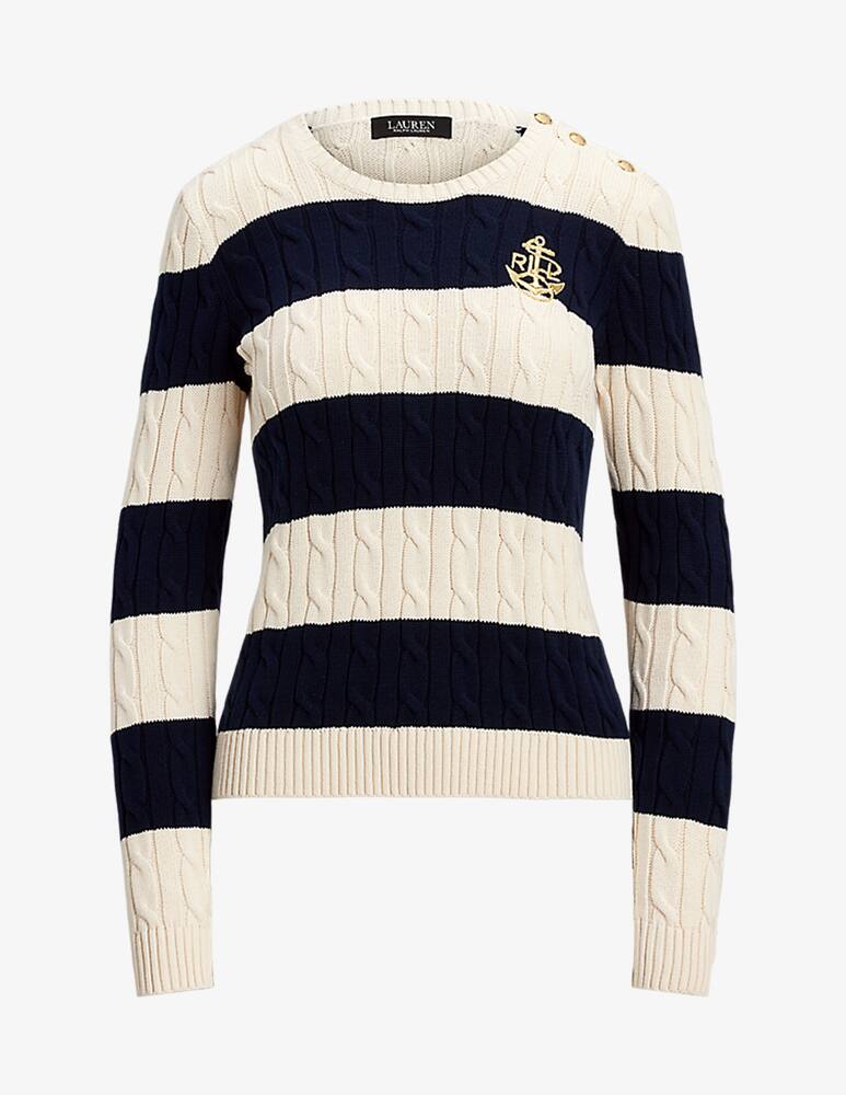 rinascente Lauren Ralph Lauren Maglia righe con bottoni