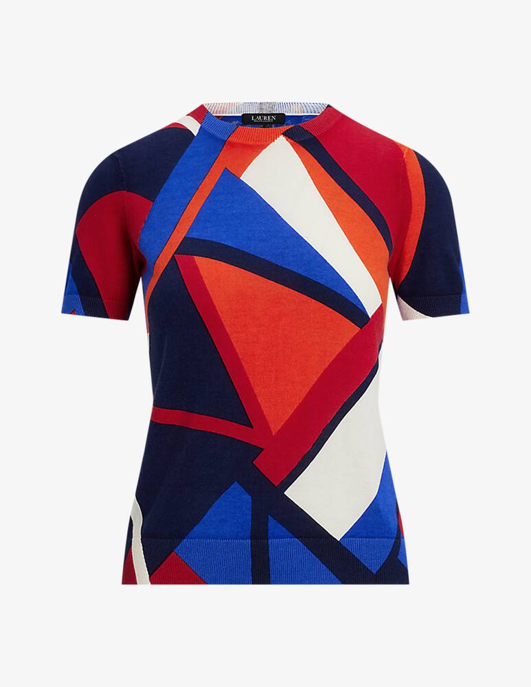 rinascente Lauren Ralph Lauren T-shirt geometrica a maniche corte