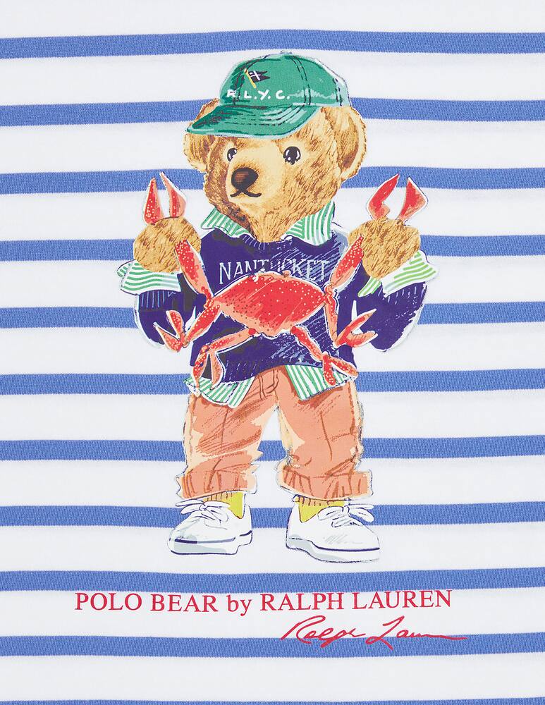 rinascente Polo Ralph Lauren Teddy bear stripe t-shirt