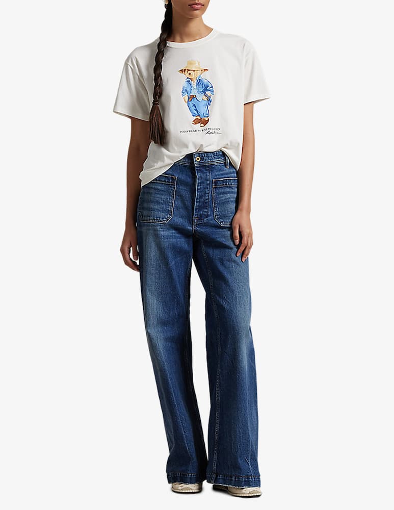 Polo Ralph Lauren T-shirt con orso in cappello - immagine 2 Polo Ralph Lauren T-shirt con orso in cappello - immagine 2