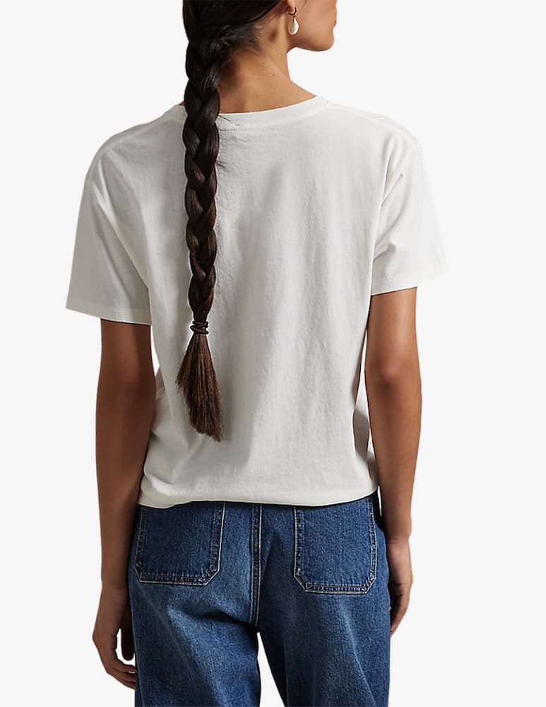 Polo Ralph Lauren T-shirt con orso in cappello - immagine 3 Polo Ralph Lauren T-shirt con orso in cappello - immagine 3
