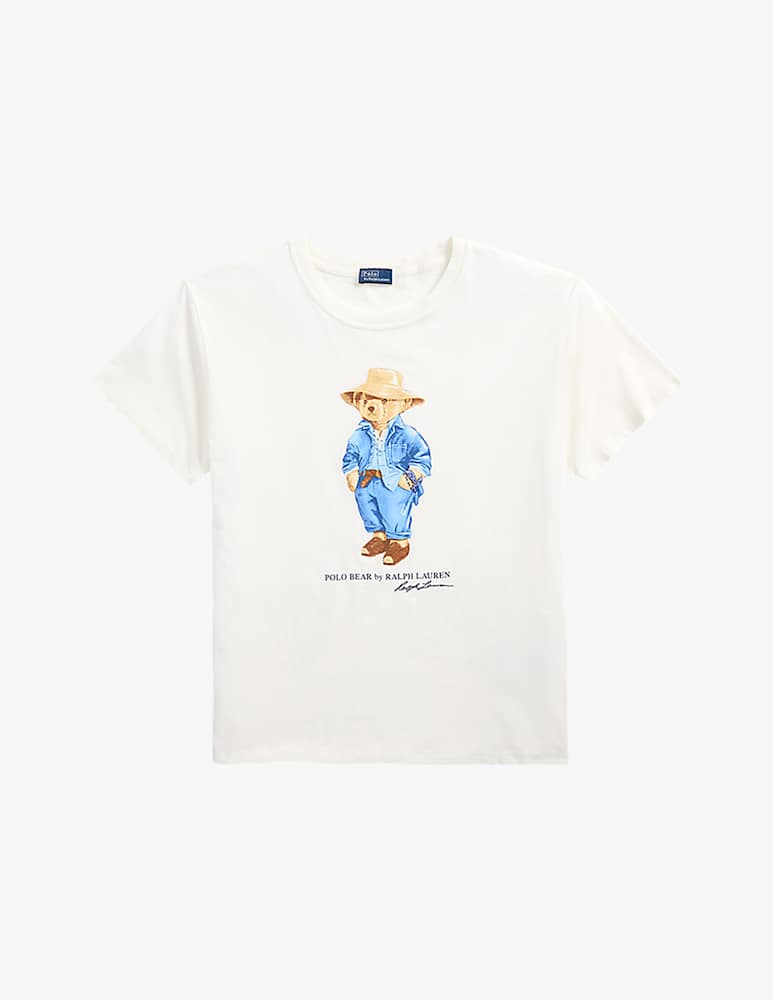 Polo Ralph Lauren T-shirt con orso in cappello - immagine 4 Polo Ralph Lauren T-shirt con orso in cappello - immagine 4