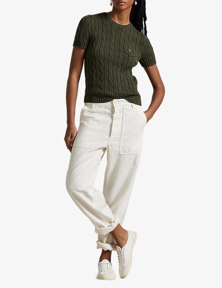 rinascente Polo Ralph Lauren Cable knit t-shirt