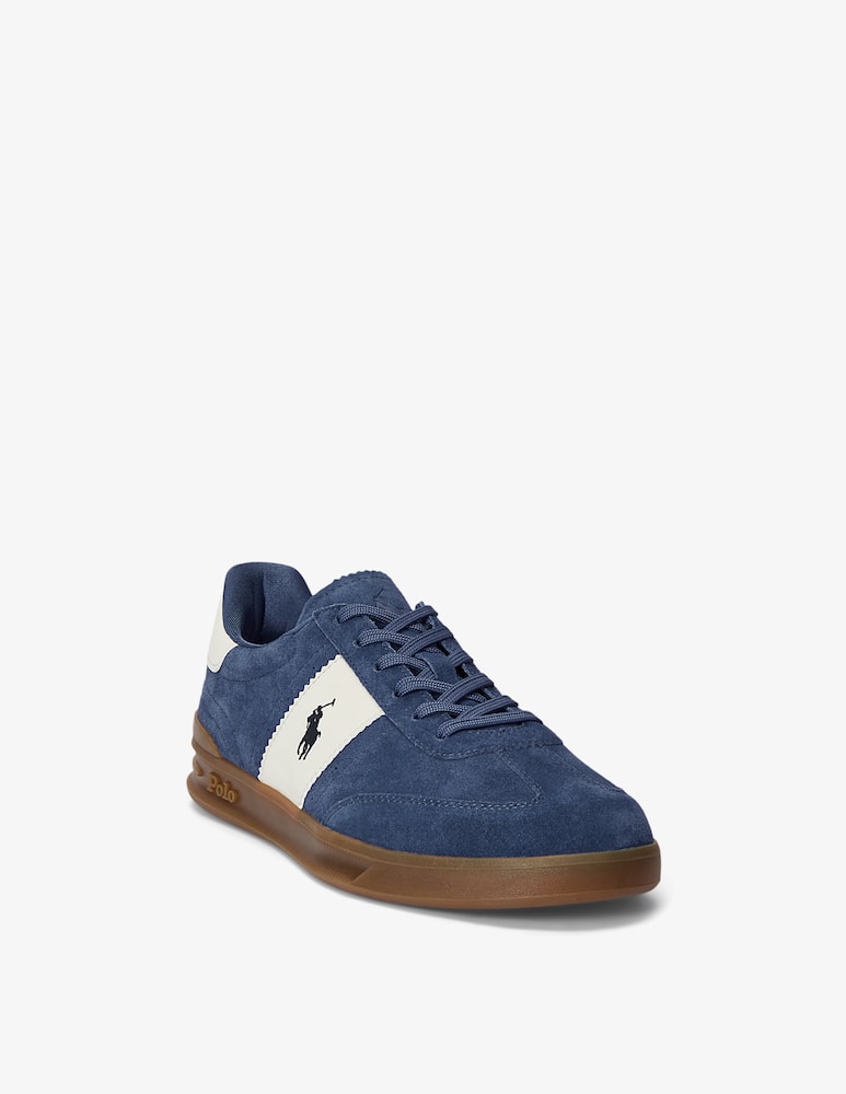 rinascente Polo Ralph Lauren Polo suede logo sneakers