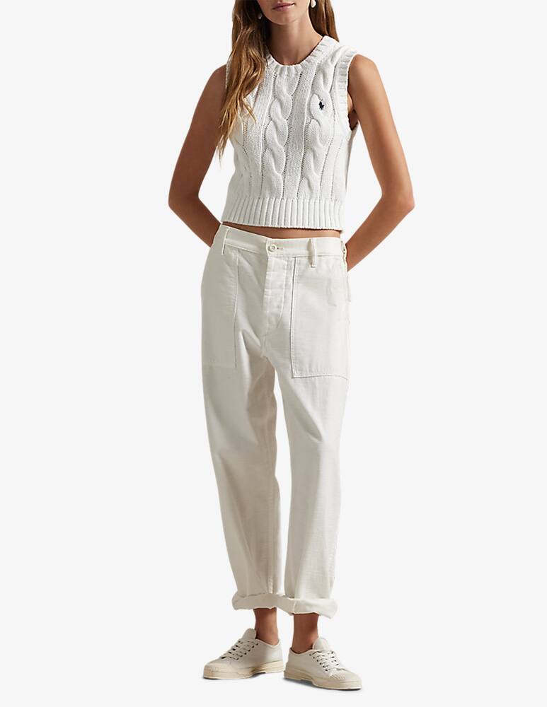 rinascente Polo Ralph Lauren Cable sleeveless pullover