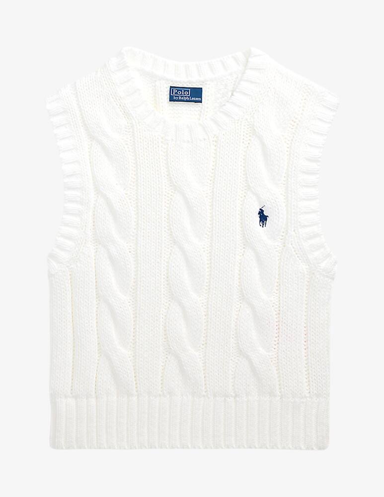 rinascente Polo Ralph Lauren Cable sleeveless pullover