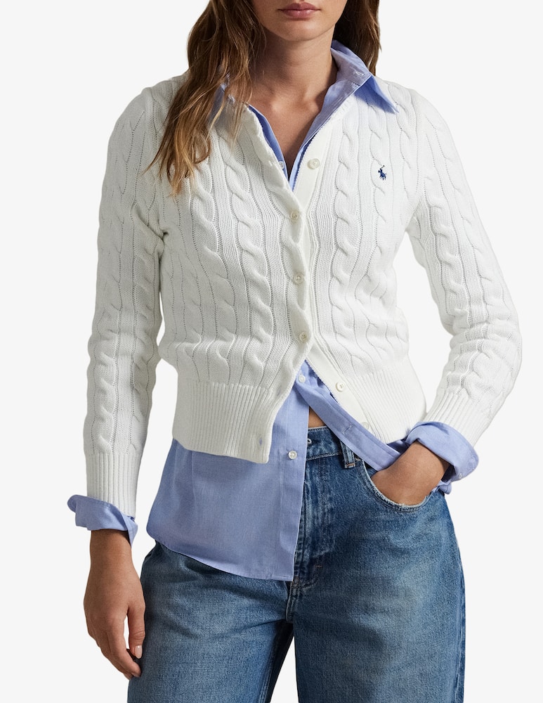 rinascente Polo Ralph Lauren Cardigan  in cotone a manica lunga