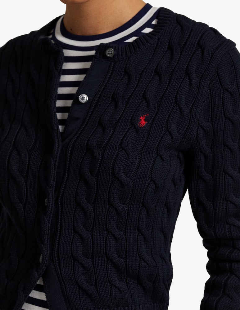 rinascente Polo Ralph Lauren Cardigan in cotone a maniche lunghe