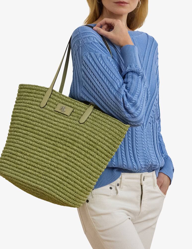rinascente Lauren Ralph Lauren Brie woven tote