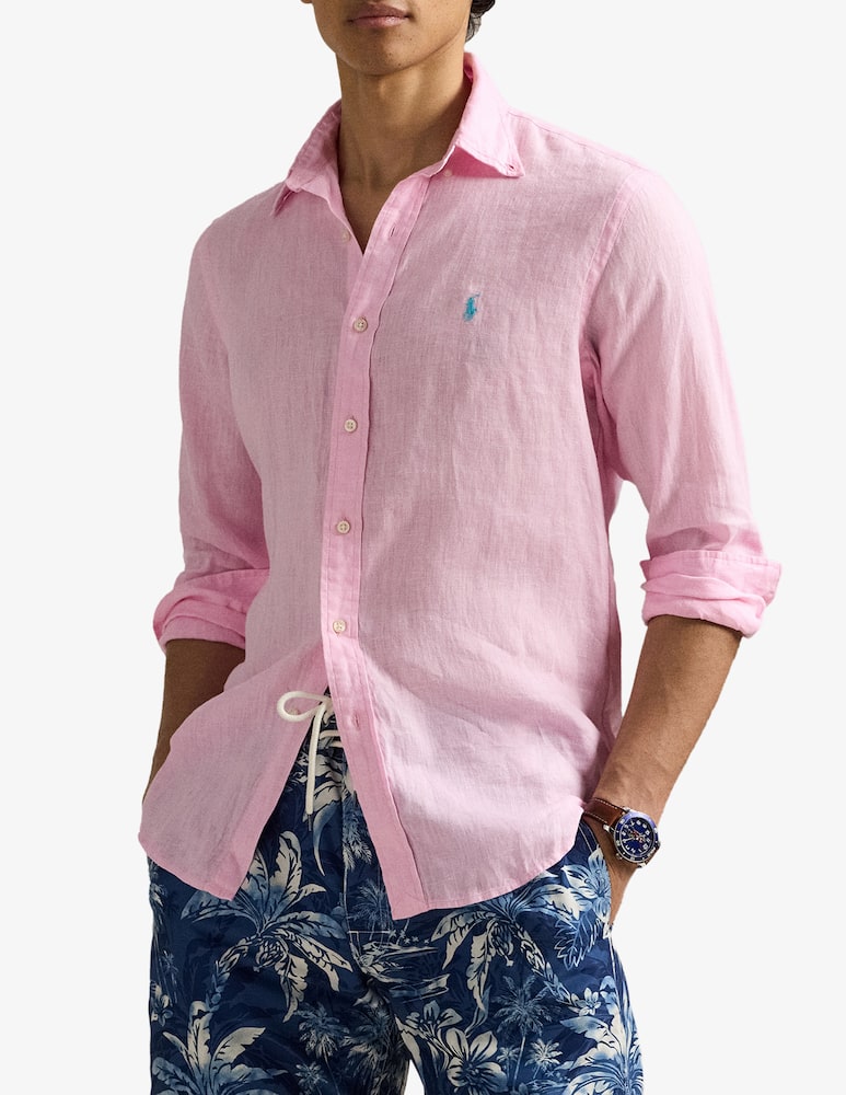 rinascente Polo Ralph Lauren Linen long sleeve shirt