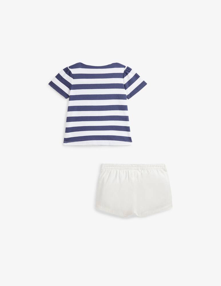 rinascente Polo Ralph Lauren Bear  t-shirt and shorts set