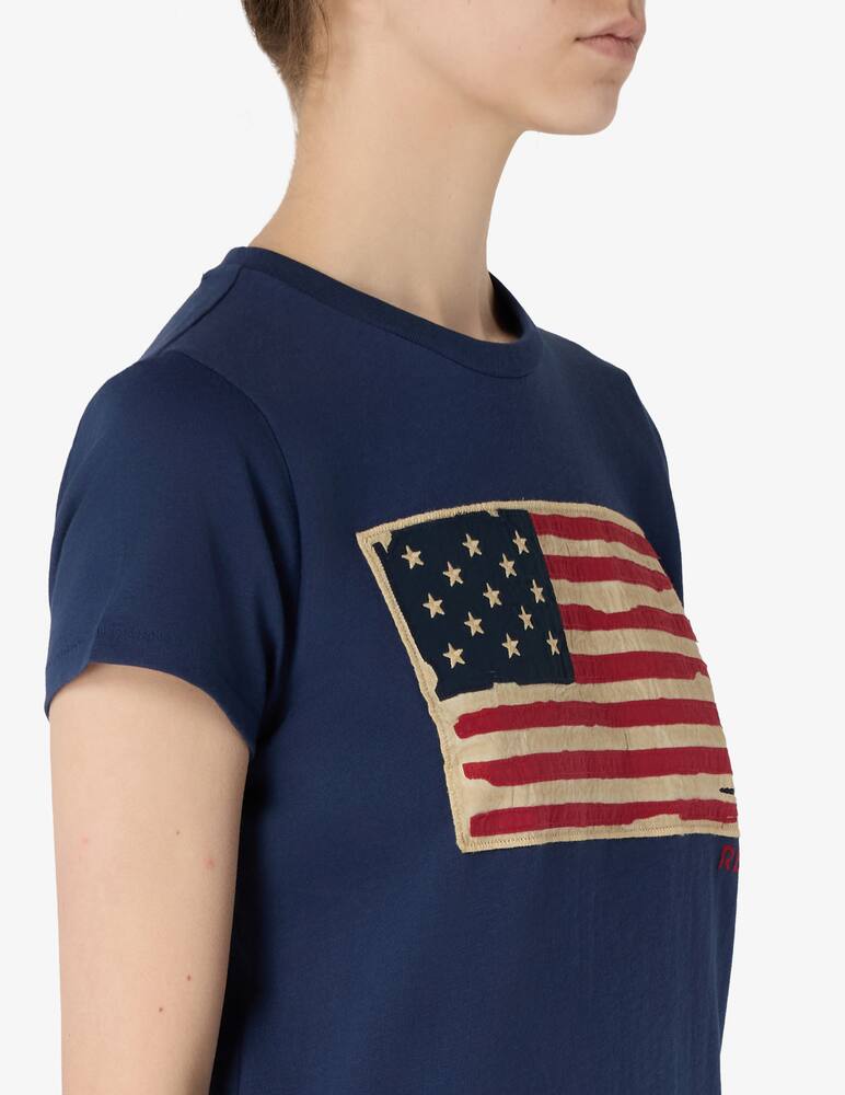 rinascente Polo Ralph Lauren T-shirt con bandiera