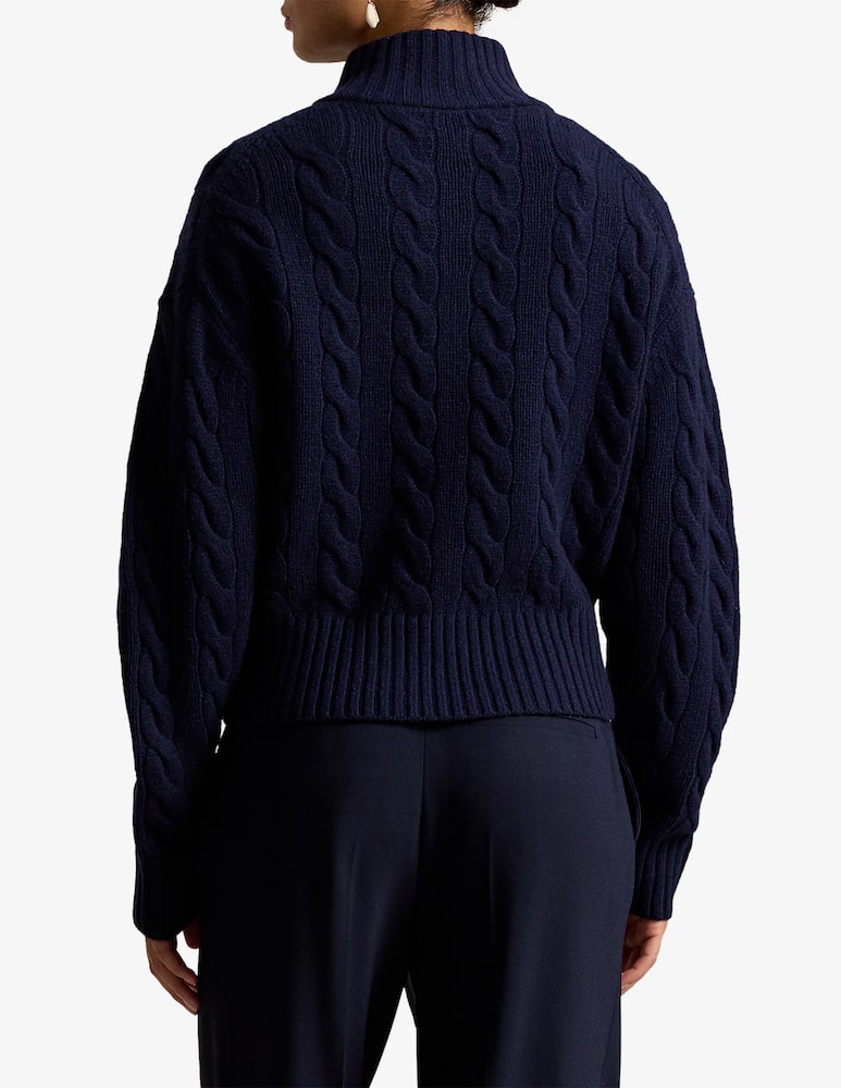 Polo Ralph Lauren Maglione trecce con zip - immagine 3 Polo Ralph Lauren Maglione trecce con zip - immagine 3