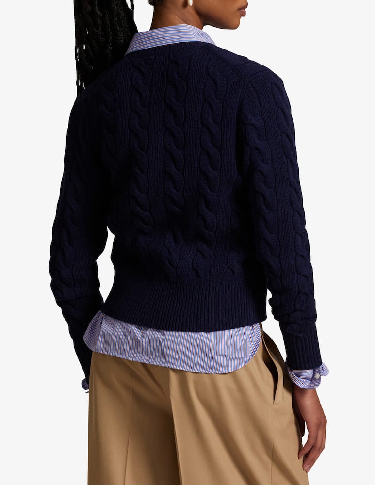 rinascente Polo Ralph Lauren Cable knit cardigan