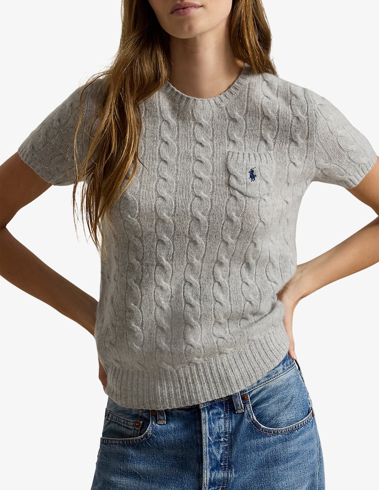 Polo Ralph Lauren Maglia trecce manica corta - immagine 1 Polo Ralph Lauren Maglia trecce manica corta - immagine 1