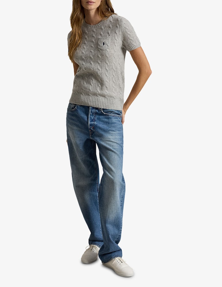 Polo Ralph Lauren Maglia trecce manica corta - immagine 2 Polo Ralph Lauren Maglia trecce manica corta - immagine 2
