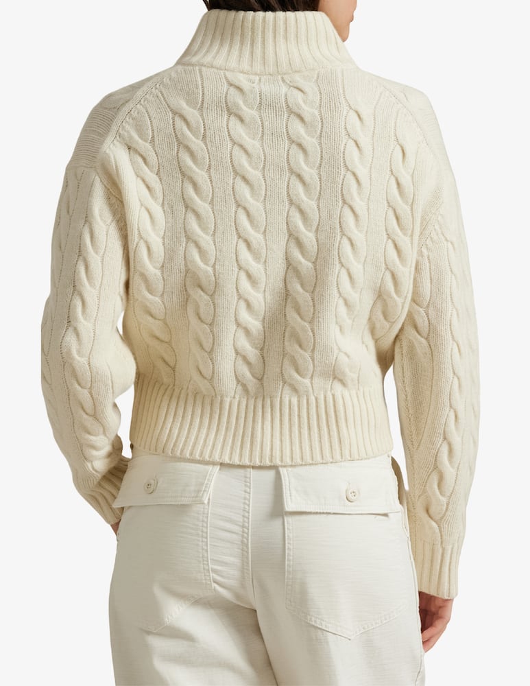 Polo Ralph Lauren Maglione a trecce con zip - immagine 3 Polo Ralph Lauren Maglione a trecce con zip - immagine 3