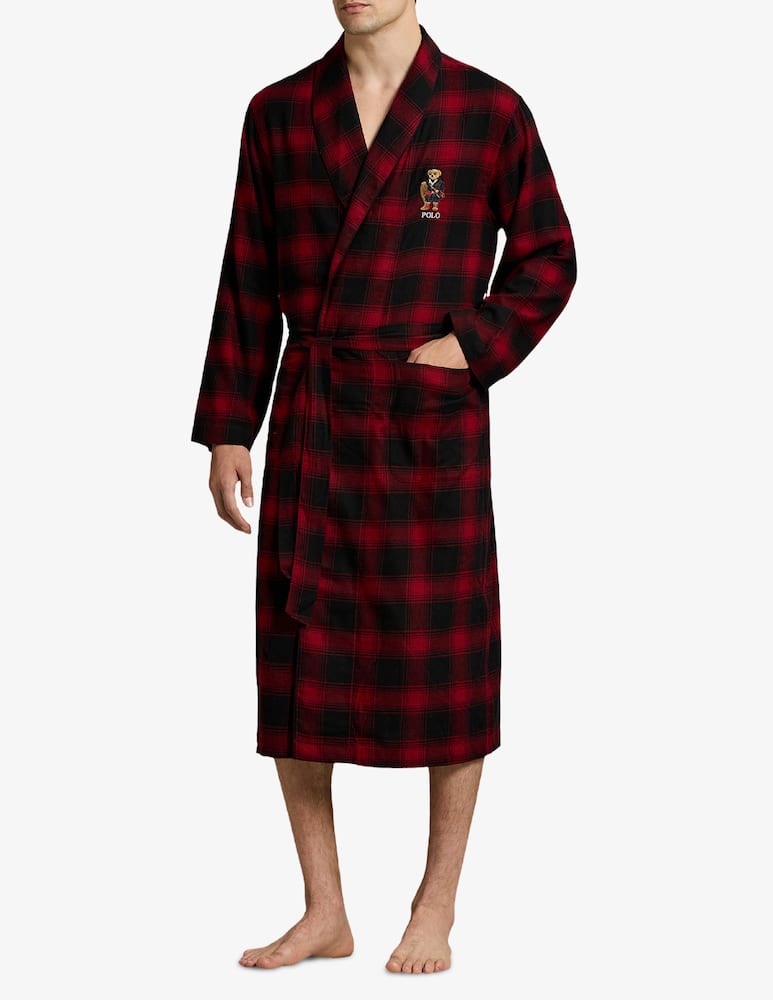 rinascente Polo Ralph Lauren Flannel lounge robe