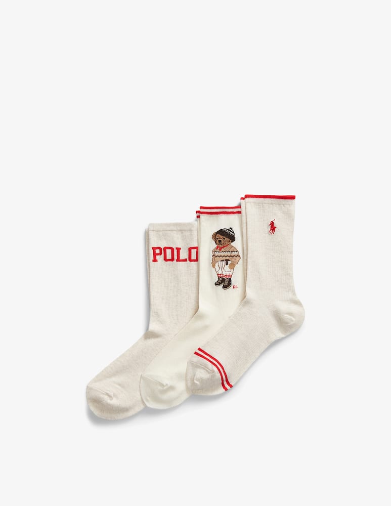 rinascente Polo Ralph Lauren Calze crew in cotone 3 pack