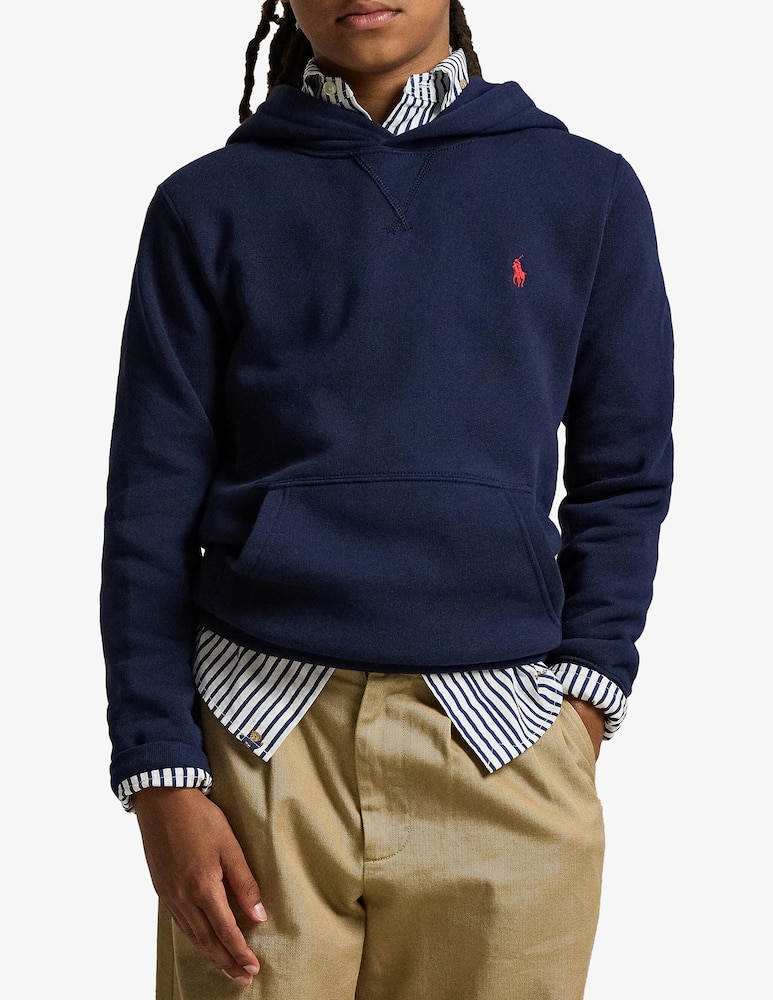 Polo Ralph Lauren Felpa in fleece con cappuccio - immagine 2 Polo Ralph Lauren Felpa in fleece con cappuccio - immagine 2