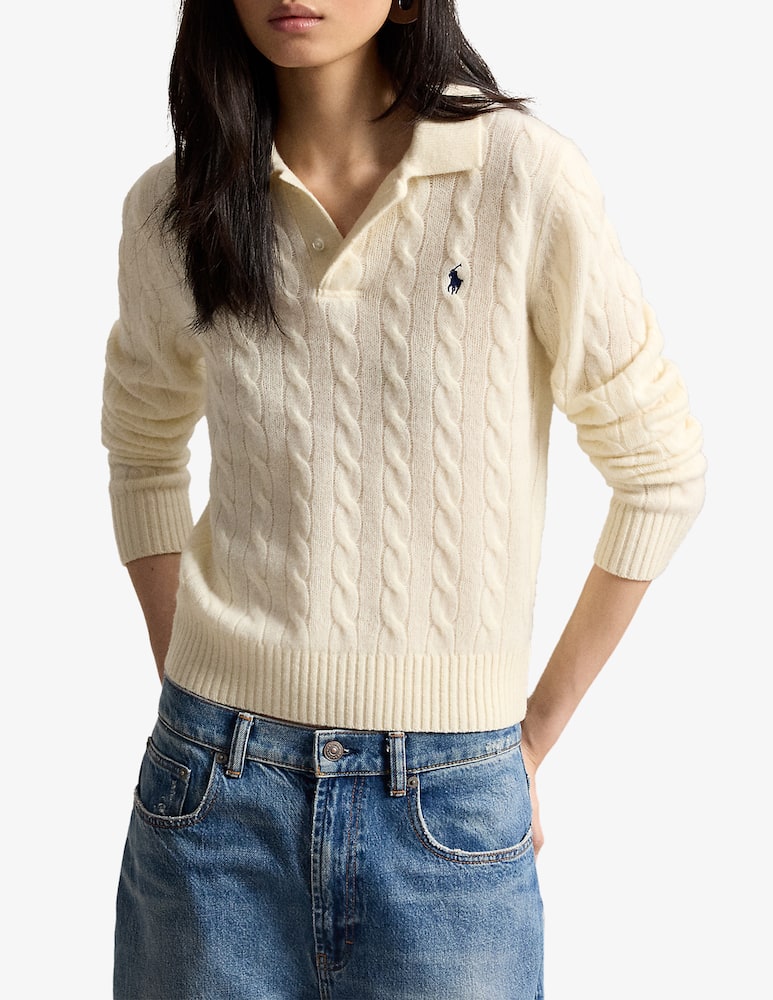 rinascente Polo Ralph Lauren Cable knit polo jumper