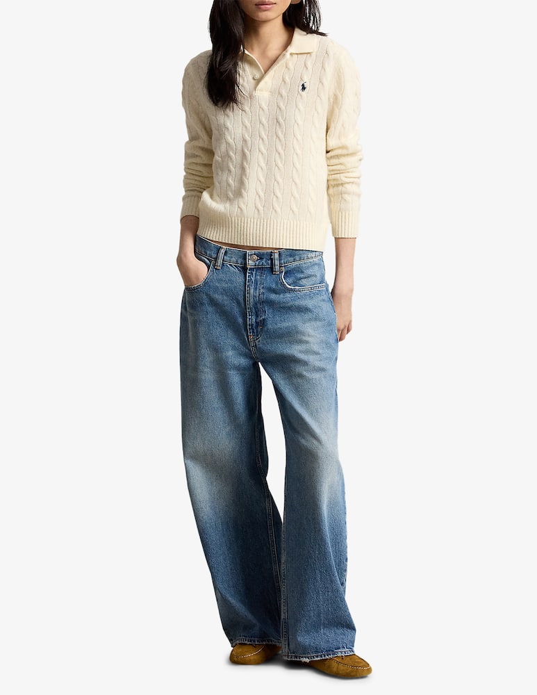rinascente Polo Ralph Lauren Cable knit polo jumper