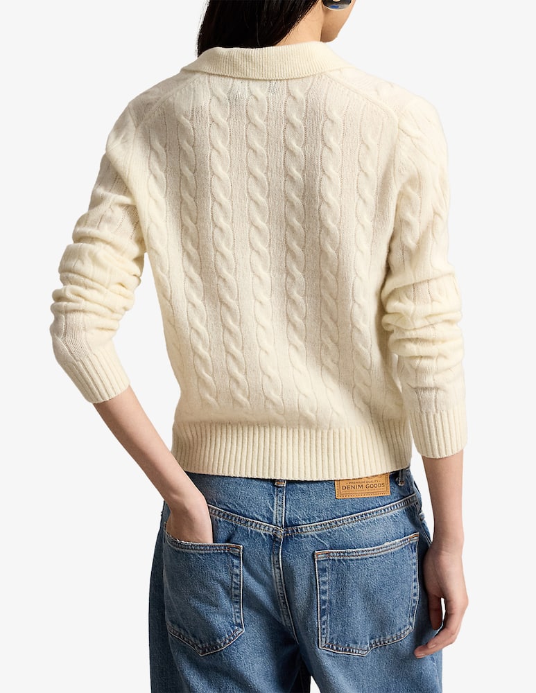 rinascente Polo Ralph Lauren Cable knit polo jumper