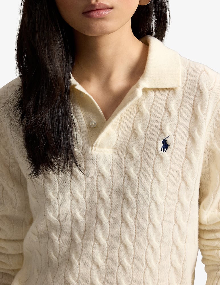 rinascente Polo Ralph Lauren Cable knit polo jumper