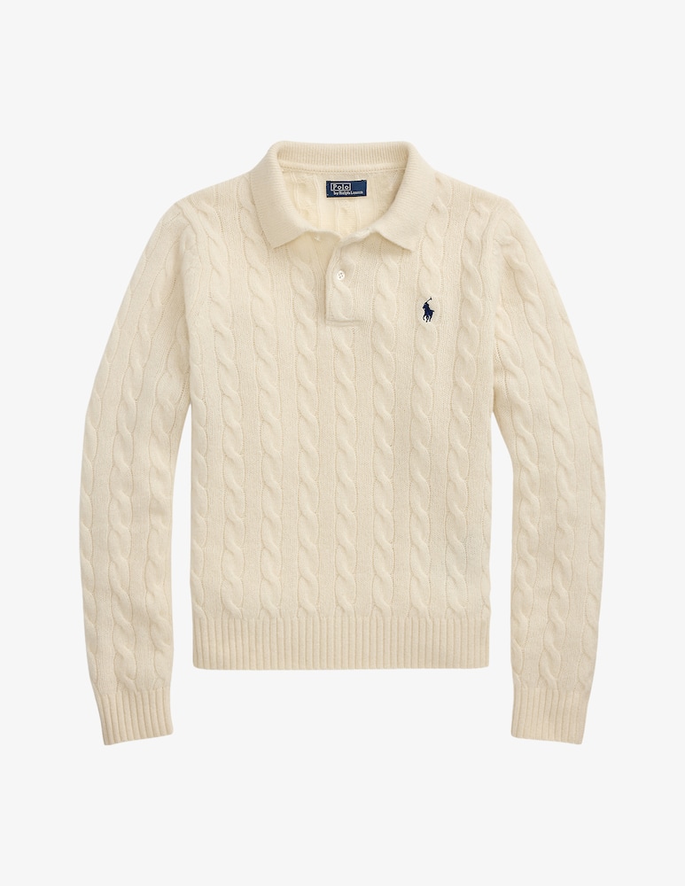 rinascente Polo Ralph Lauren Cable knit polo jumper