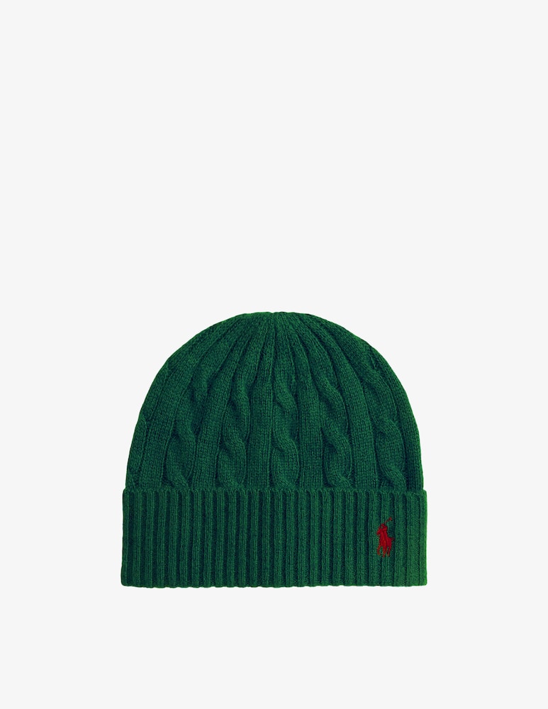 rinascente Polo Ralph Lauren Cable knit beanie