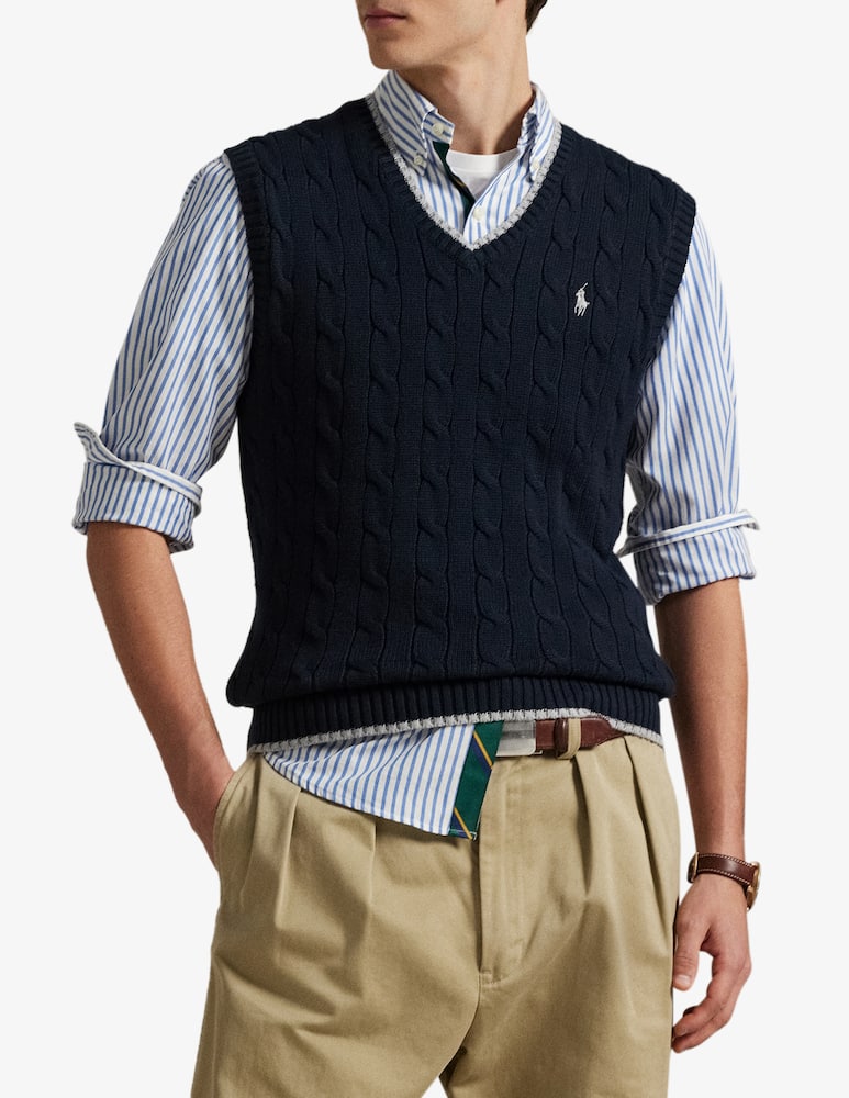 rinascente Polo Ralph Lauren Gilet trecce cotone