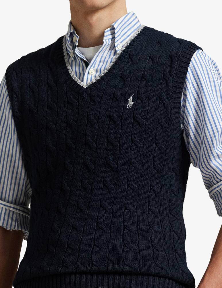 rinascente Polo Ralph Lauren Gilet trecce cotone