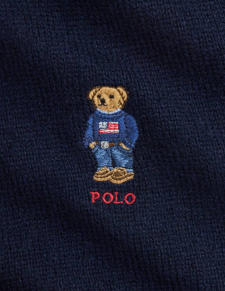 rinascente Polo Ralph Lauren Teddy emblem hat and scarf set