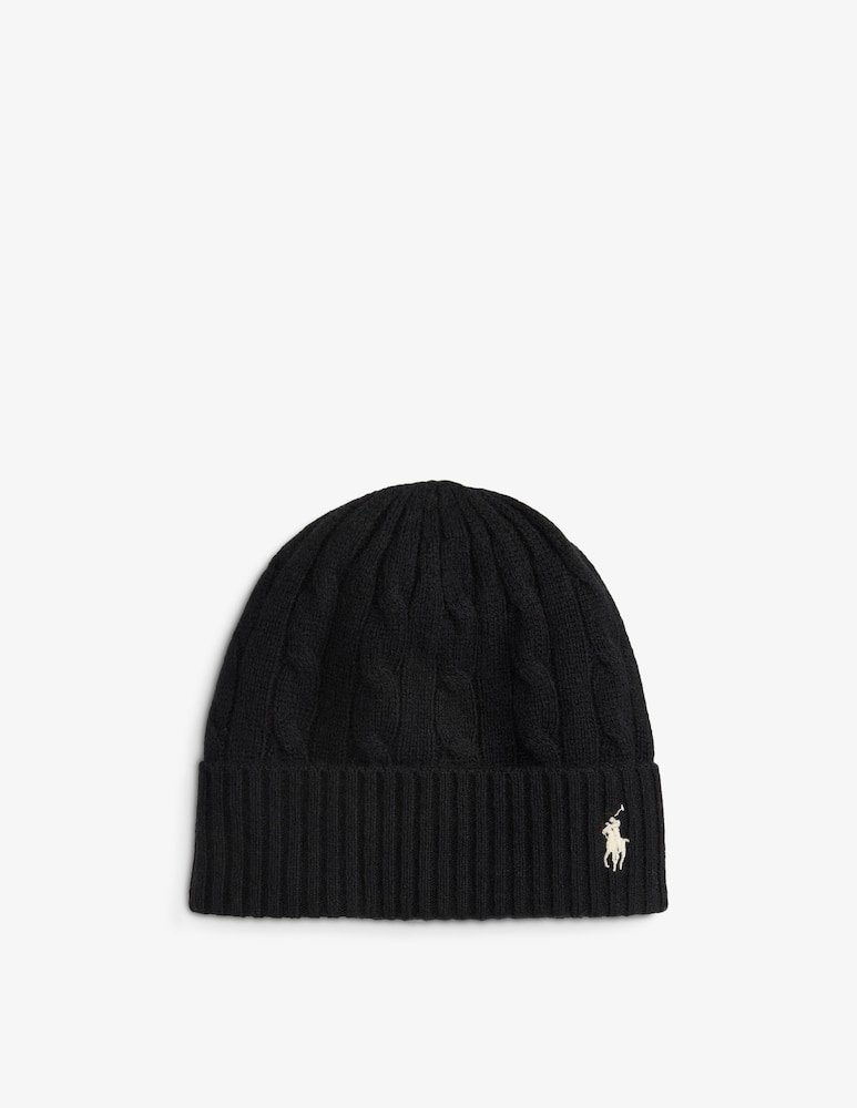 rinascente Polo Ralph Lauren Cable knit beanie