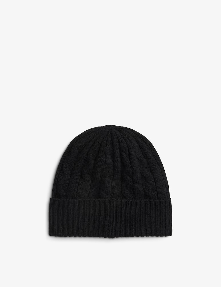 rinascente Polo Ralph Lauren Cable knit beanie