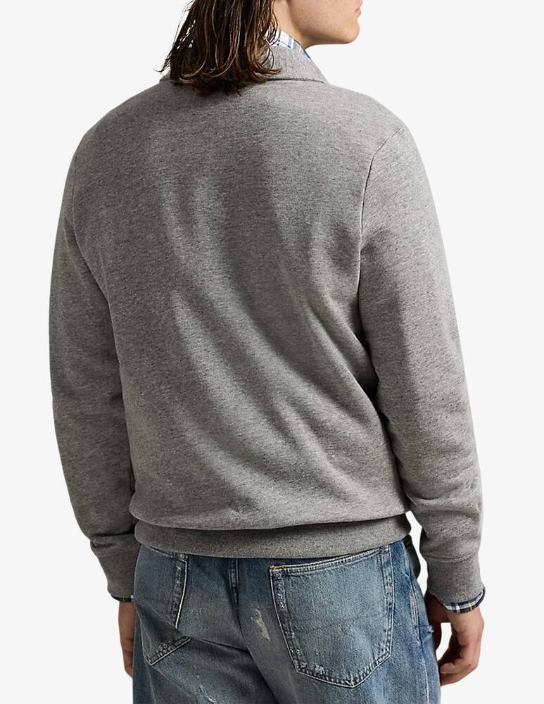 rinascente Polo Ralph Lauren Zip fleece logo sweatshirt