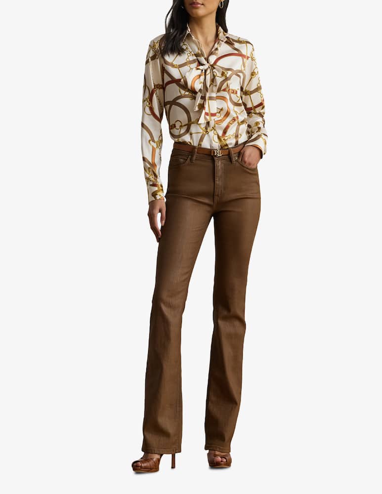 rinascente Lauren Ralph Lauren Silk scarf-tie shirt