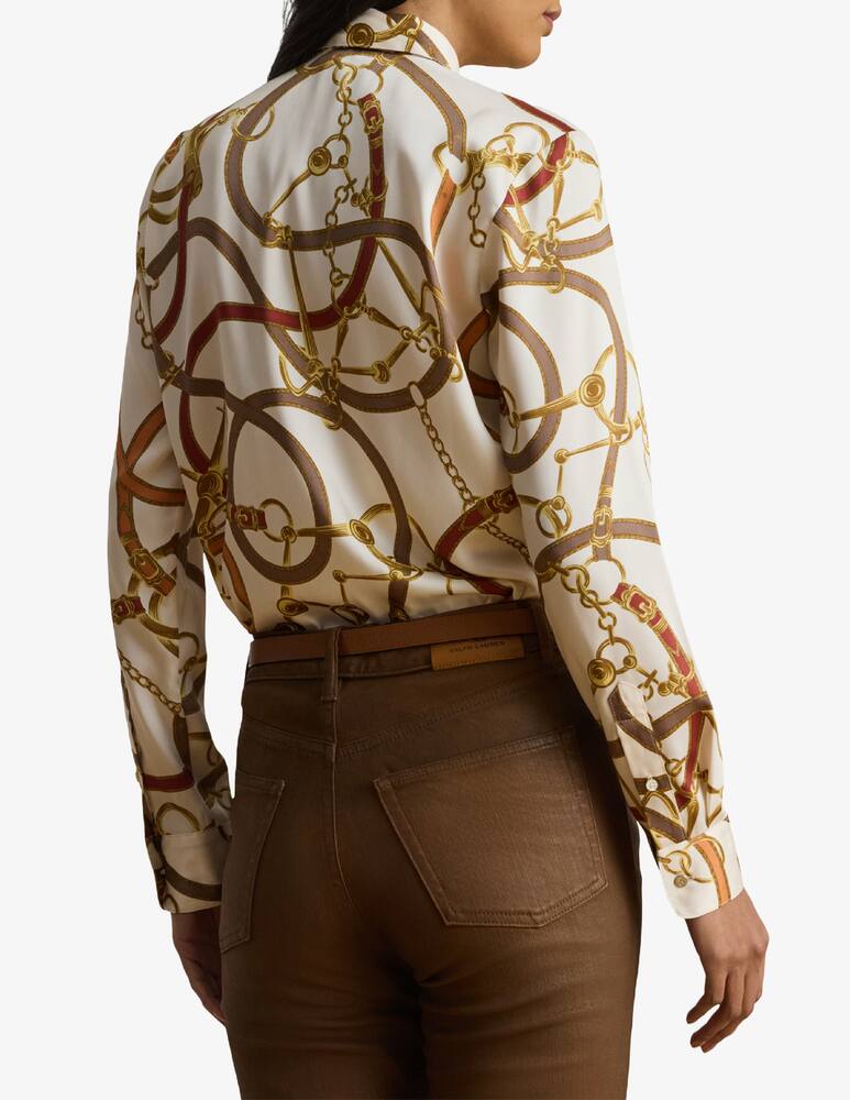 rinascente Lauren Ralph Lauren Silk scarf-tie shirt