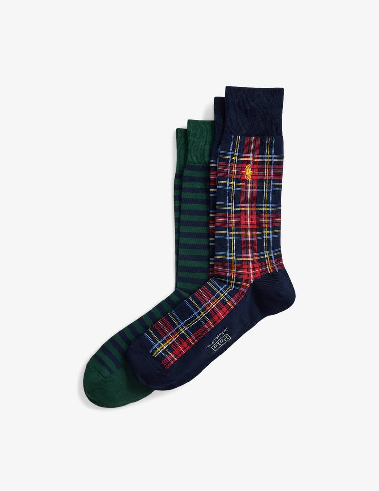 rinascente Polo Ralph Lauren Calze plaid righe set